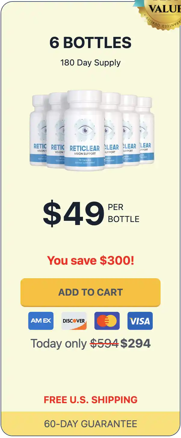 Reticlear 6 bottles pricing Reticlear 6 bottles pricing